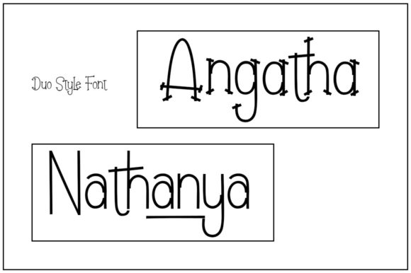 Angatha Nathanya Font Review for Creative Campaigns