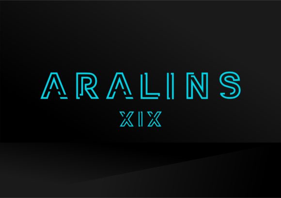 Aralins Font: A Futuristic Display Typeface for Branding