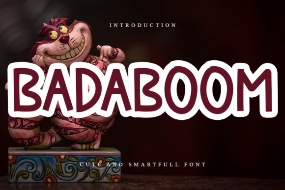Badaboom Display Font for Bold, Clean Campaign Graphics