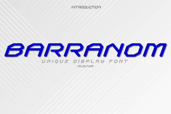 Barranom Display Font for Bold, Memorable Campaigns