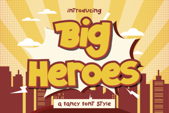 Big Heroes Font: Playful Display Typography for Editorial Design