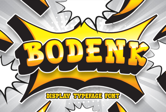 Bodenk: A Bold Retro Display Font for Campaign-Ready Headlines