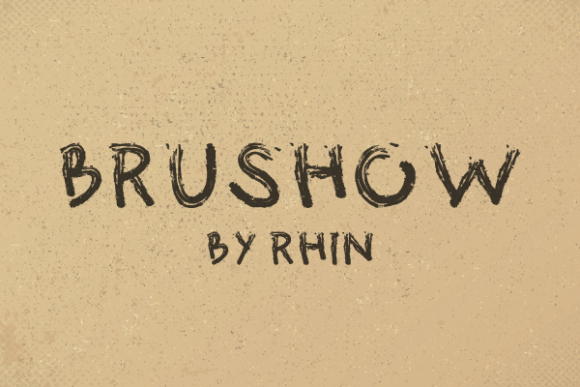 Brushow: A Vintage Display Font for Web Design