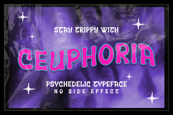 Ceuphoria Font: A Groovy Display Typeface for Handmade Creators