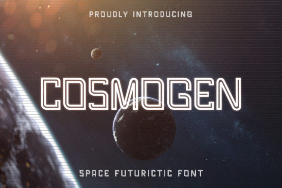 Cosmogen: A Modern Display Font for Digital Design