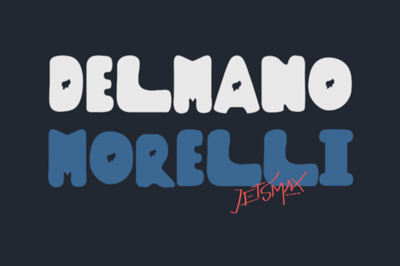 Delmano Morelli Font: A Friendly Display Typeface for Branding