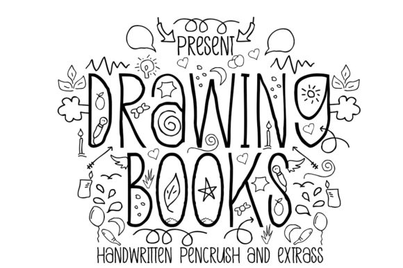 Drawing Books Font for Standout Campaign Visuals