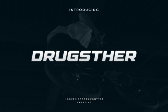 Drugsther Font: Sharp Display Type for Small Business Branding