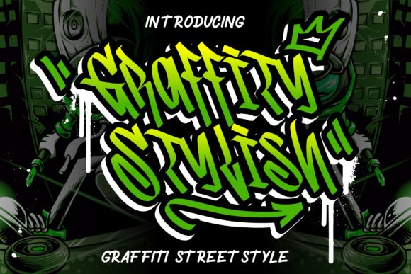 Graffity Stylish Font for Urban Branding and Logo Design