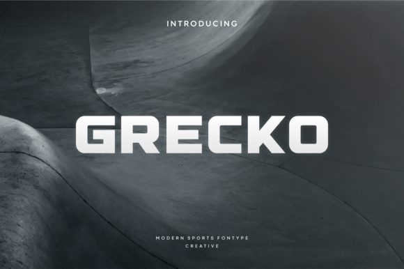 Grecko Bold Display Font for Small Business Branding