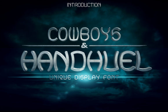 Handhuel: A Bouncy Display Font for Fresh Branding