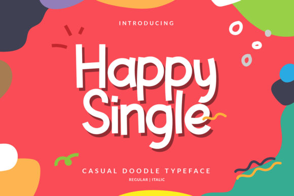 Happy Single Font for Timeless Craft & Printables