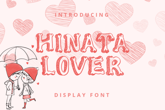 Hinata Lover Display Font for Playful Digital Branding
