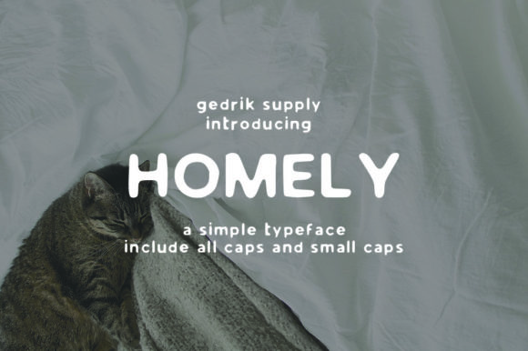 Homely: A Vintage Display Font for Scroll-Stopping Brand Content