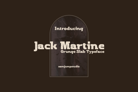 Jack Martine Font for Editorial Design and Branding
