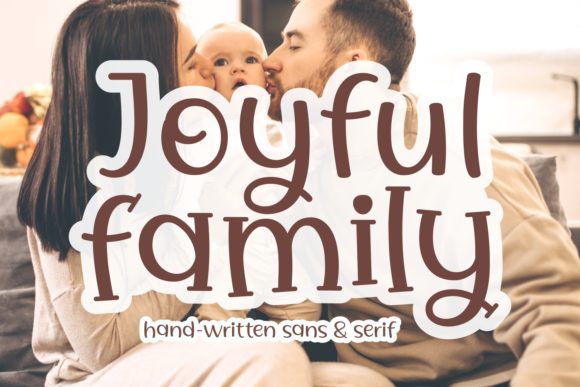 Joyful Family Display Font for Editorial Design
