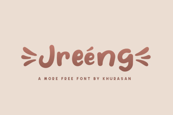 Jreeng Font: A Modern Fancy Display Typeface for Creative Projects
