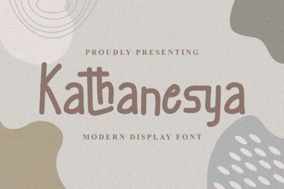 Kathanesya: A Playful Display Font for Authentic Branding