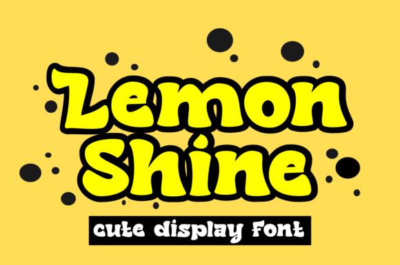Lemon Shine Font: Elevating Handmade Labels and Prints