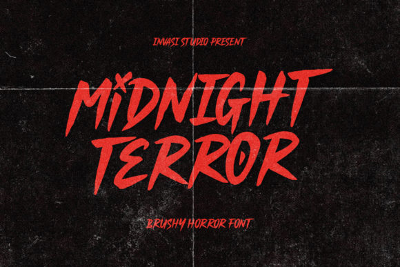 Midnight Terror: A Scary Display Font for Editorial Impact