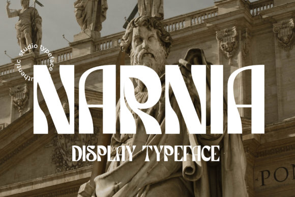 Narnia Display Font for Bold, Playful Branding