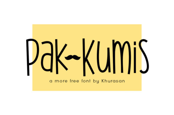 Pak Kumis Font: A Modern Fancy Display Typeface for Small Business Branding