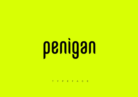 Penigan Font: Minimalist Display Typography for Editorial Design