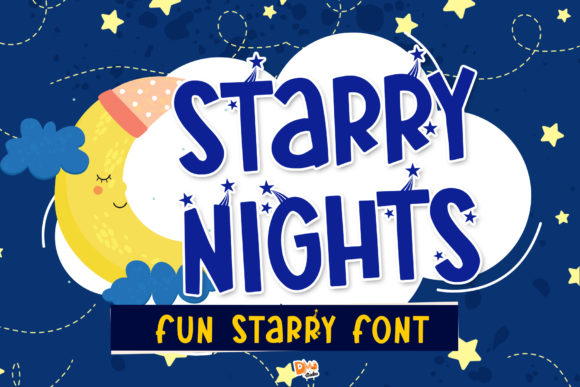 Starry Nights Font for Small Business Branding