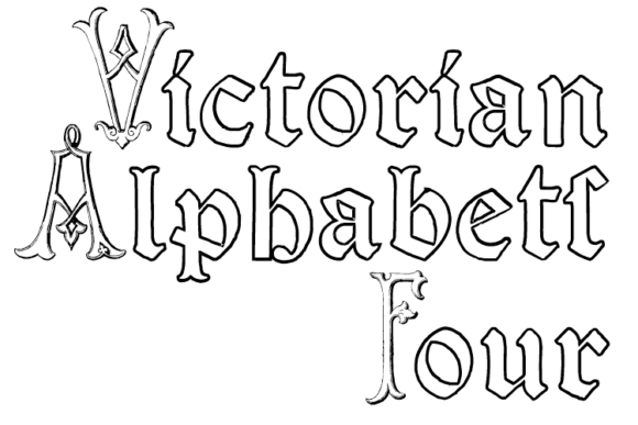 Victorian Alphabets Four Display Font for Elegant Makers